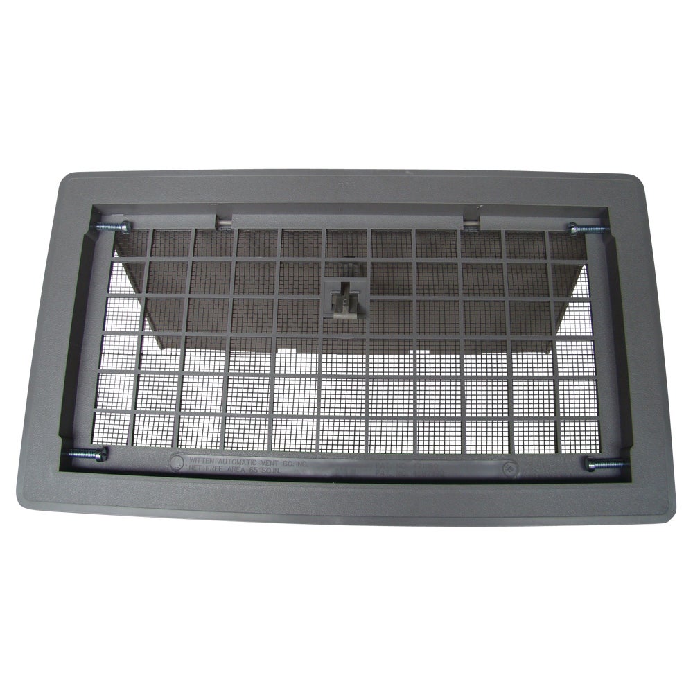 Manual Fndtn Vent W/Damper Blk Witten Automatic Vent Company CECOMINOD055288 Manual Fndtn Vent W/Damper Blk Witten Automatic Vent Company CECOMINOD055288