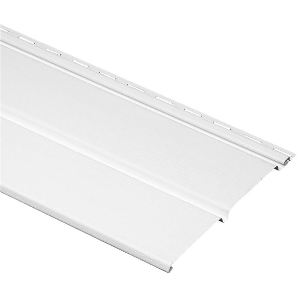 Bluelinx GP Vinyl RSC 649294 D5 Solid White Standard Vinyl Soffit