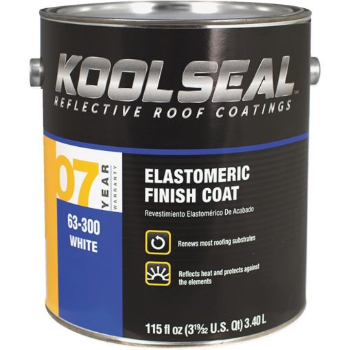 KST Coatings KS006330016 Kool Seal 7Year White Elastomeric Roof