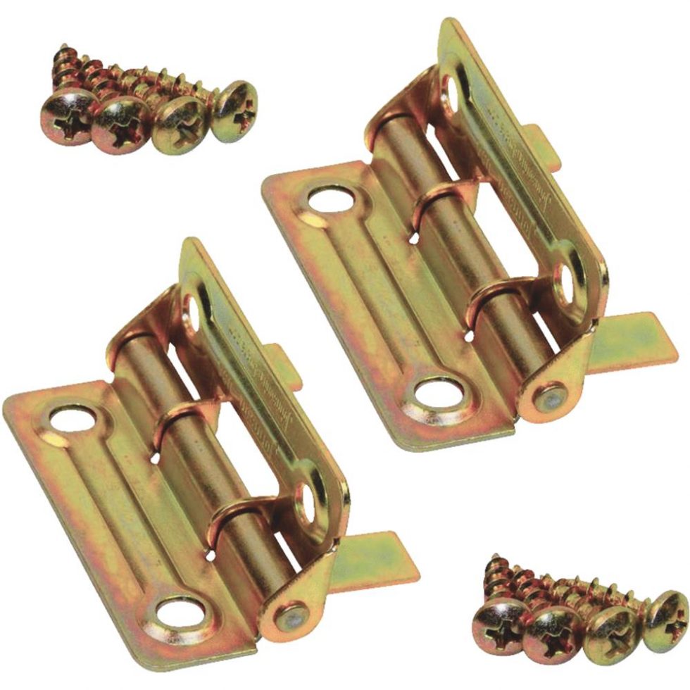 Johnson Hardware Silver/Zinc Hinge (2Count) Family Hardware