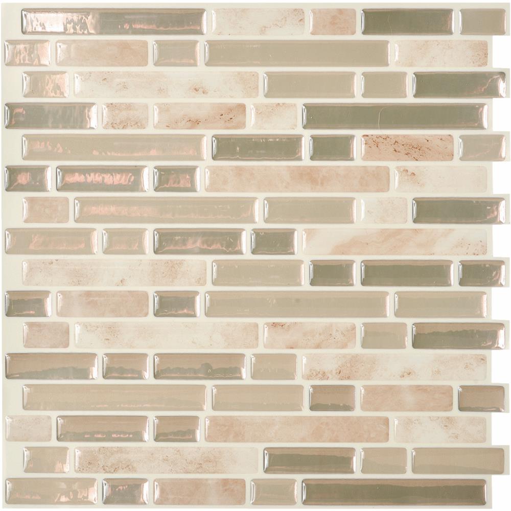 Smart Tiles SM10436 Smart Tiles Original Peel & Stick Backsplash Wall