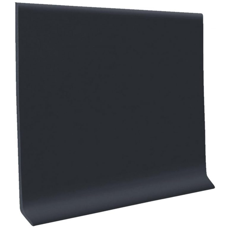 Roppe 4 In. x 20 Ft. Roll Black Vinyl SelfStick Wall Cove Base