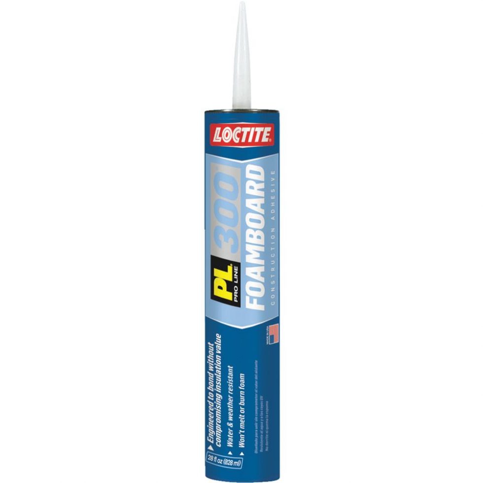 LOCTITE PL 300 28 Oz. Low VOC Foam Board Construction Adhesive Family