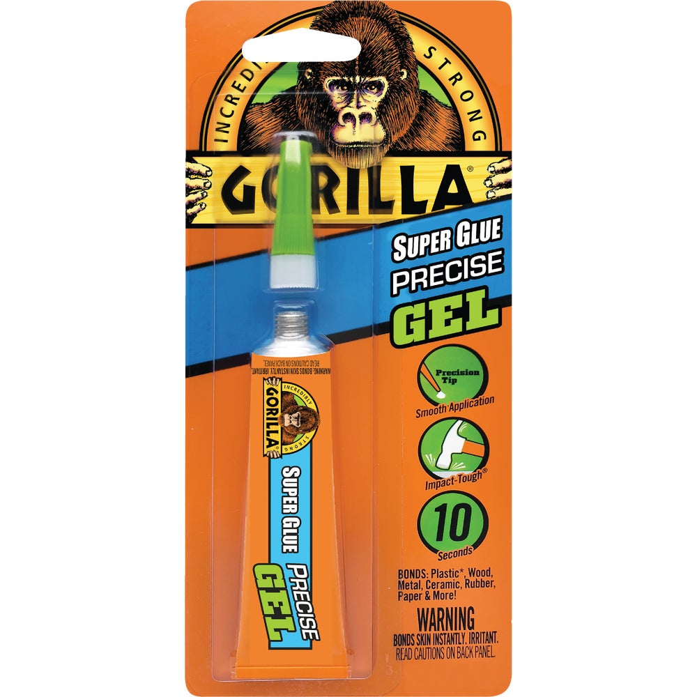 GORILLA GLUE CO 6802502 Gorilla Super Glue Precise Gel Family Hardware