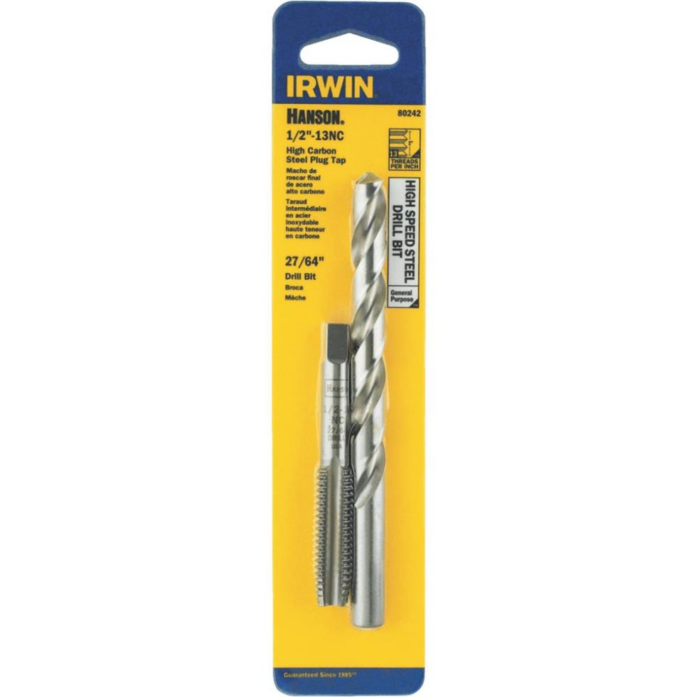 Irwin 80242 Irwin Hanson Plug Tap & Drill Bit Family Hardware