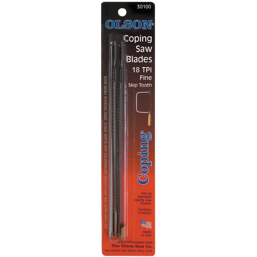 Olson Saw 30100 Olson Coping Saw Blade Family Hardware