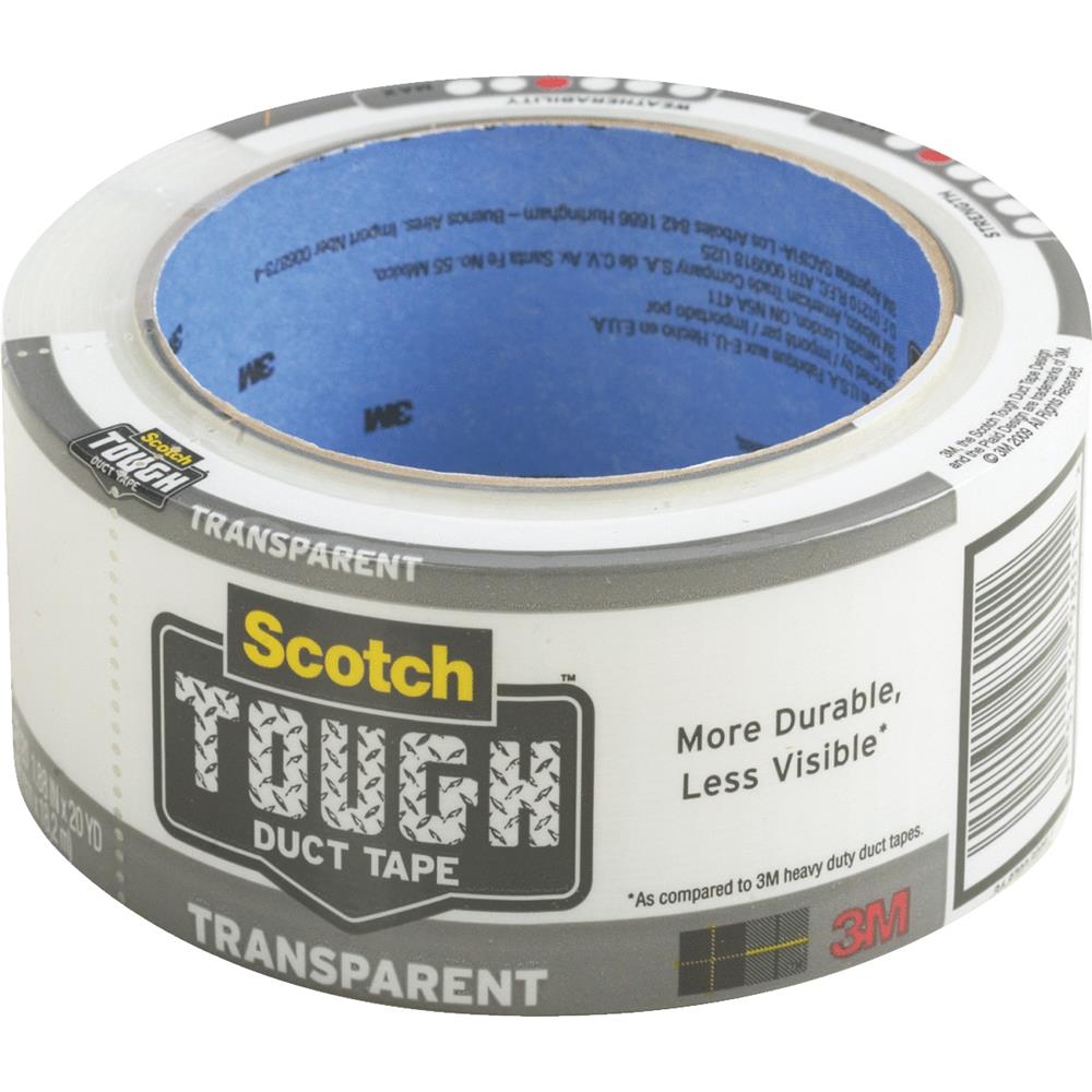 3M 2120C Scotch Tough Transparent Duct Tape Family Hardware
