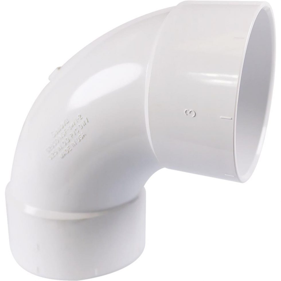 Charlotte Pipe PVC 01300 0600HA Charlotte Pipe 90 Deg. Sanitary PVC