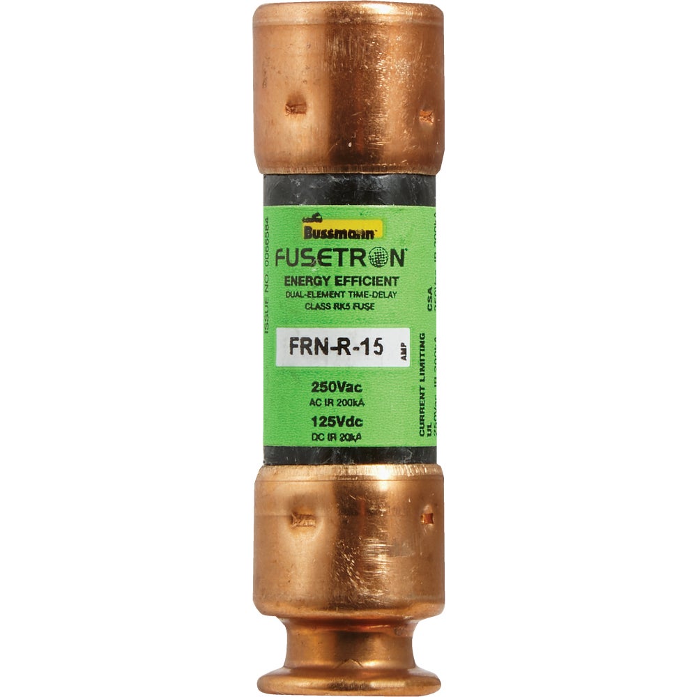 Bussmann FRNR15 Bussmann Fusetron FRNR Cartridge Fuse Family Hardware