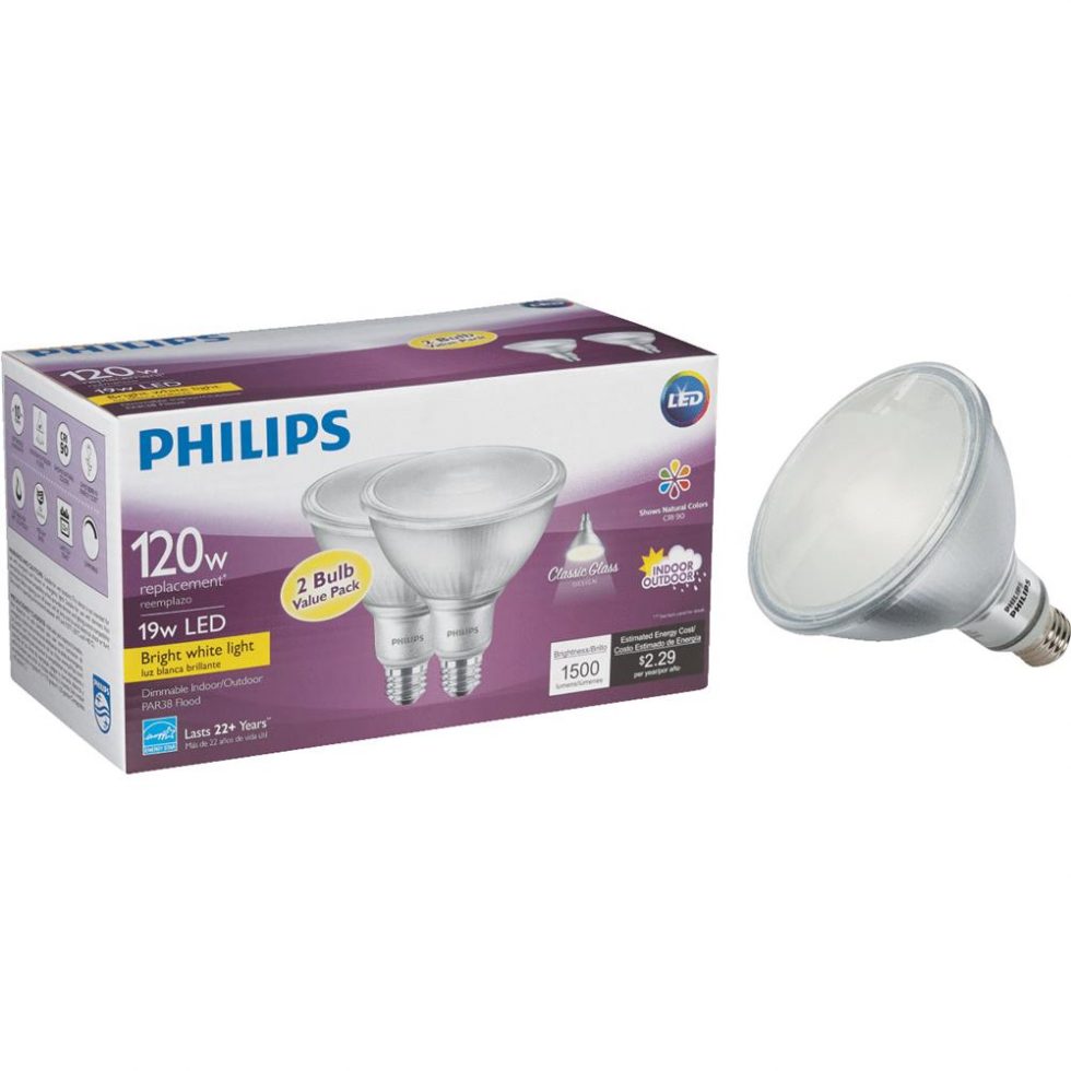 Philips Lighting Co 532507 Philips PAR38 Medium Indoor/Outdoor LED