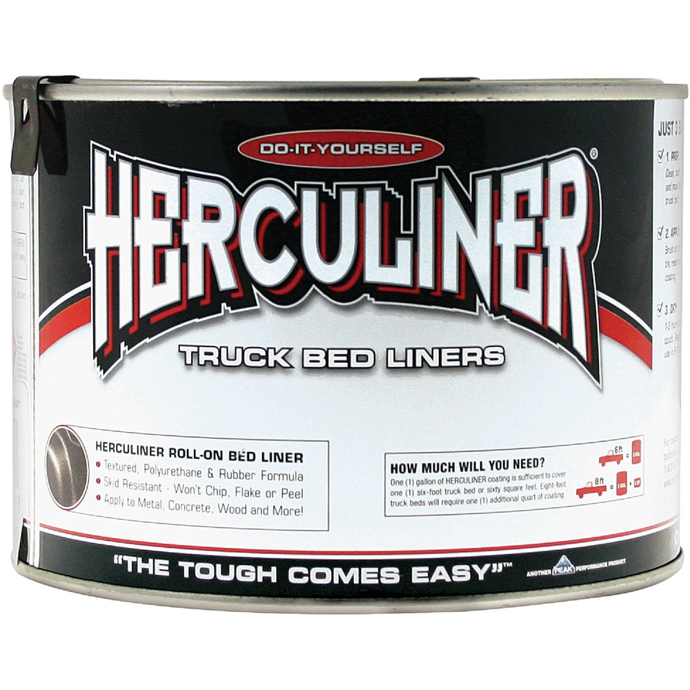 PEAK Herculiner Qt. BrushOn Bed Liner Family Hardware