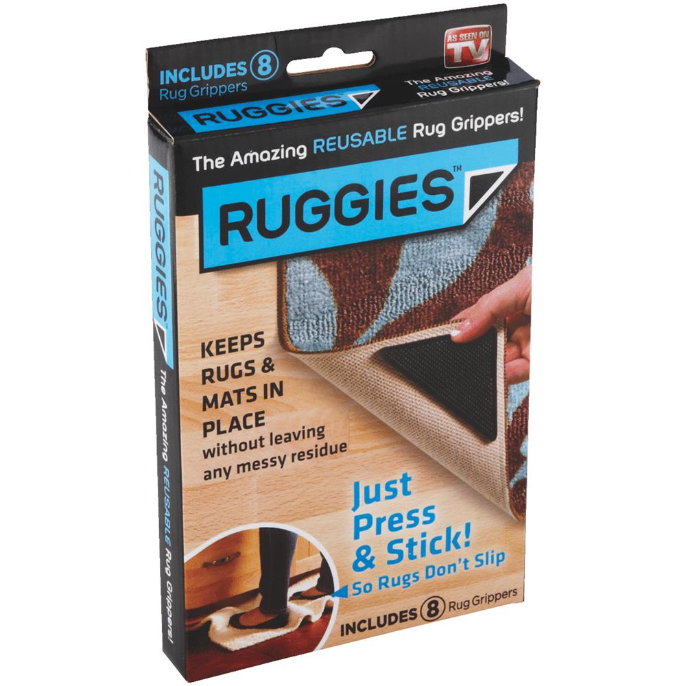 Ruggies Nonslip Rug Gripper Tape (8Pack) Family Hardware