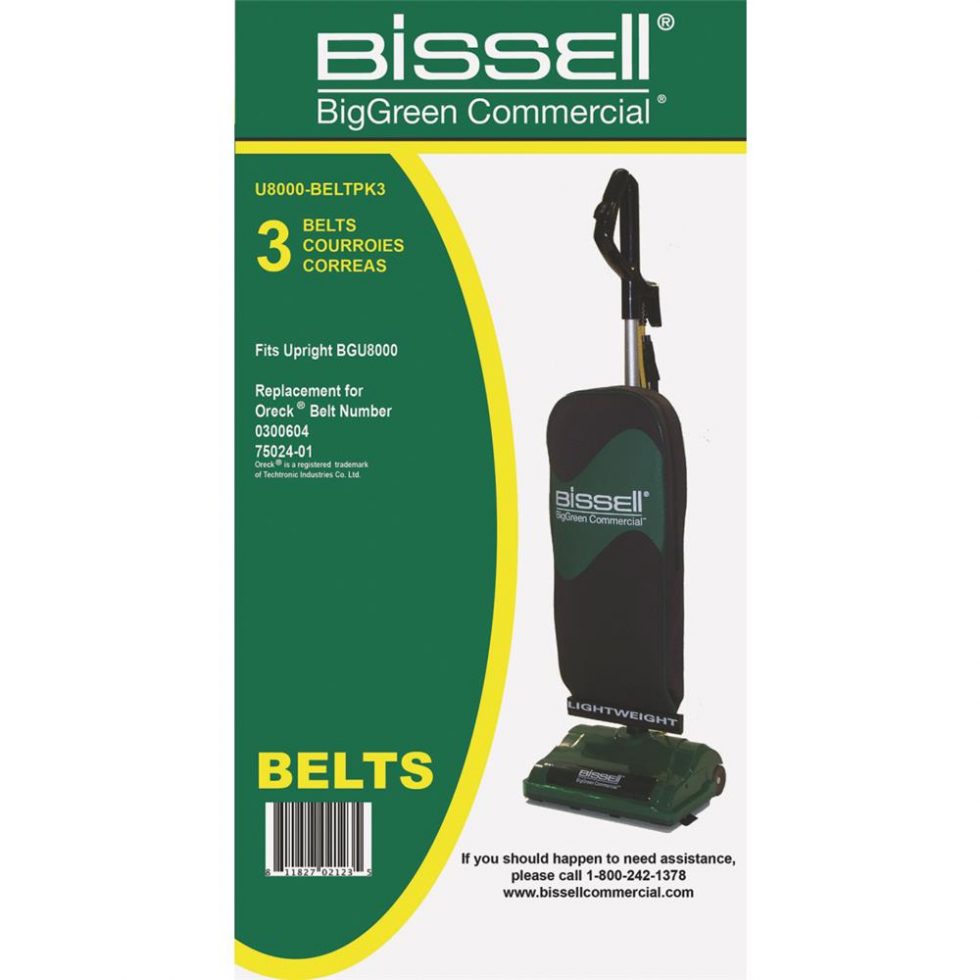 Bissell Commercial U8000BELTPK3 Bissell BigGreen Commercial Vacuum