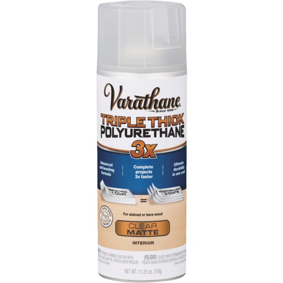 RustOleum 318289 Varathane Triple Thick Interior Spray Polyurethane