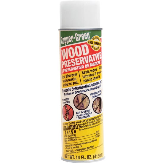 CopperGreen Exterior Wood Preservative, Green, 14 Oz. Family Hardware