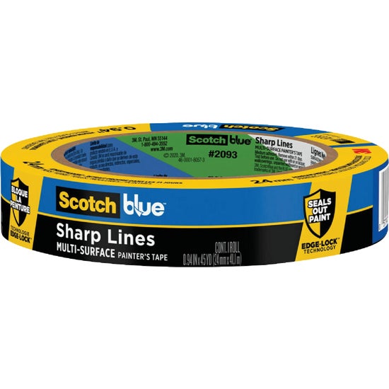 3M 209324NC 3M Scotch Blue Sharp Lines Painter’s Tape Family Hardware