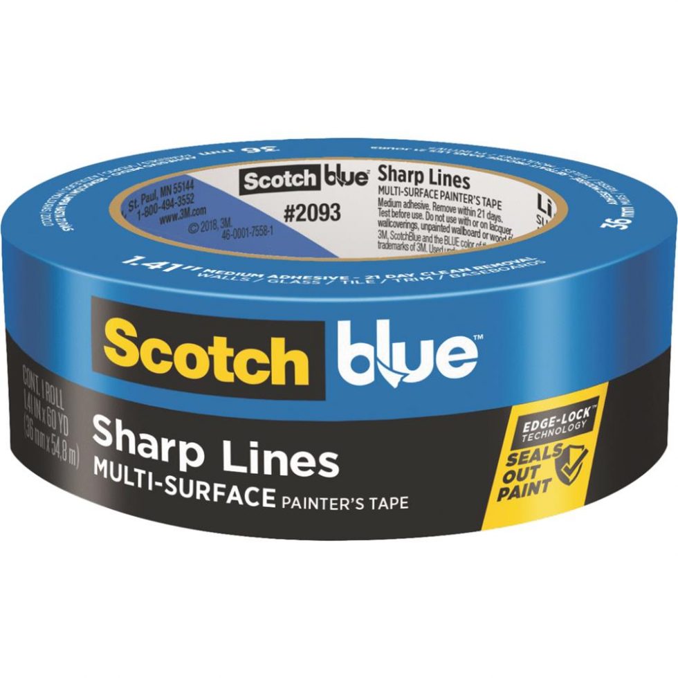 3M 209336NC 3M Scotch Blue Sharp Lines Painter’s Tape Family Hardware