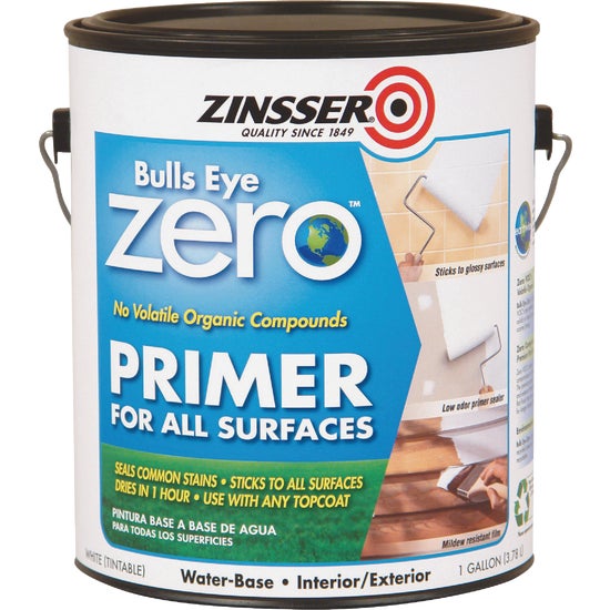 RustOleum 249020 Zinsser Bulls Eye Zero VOC Interior/Exterior Primer Family Hardware