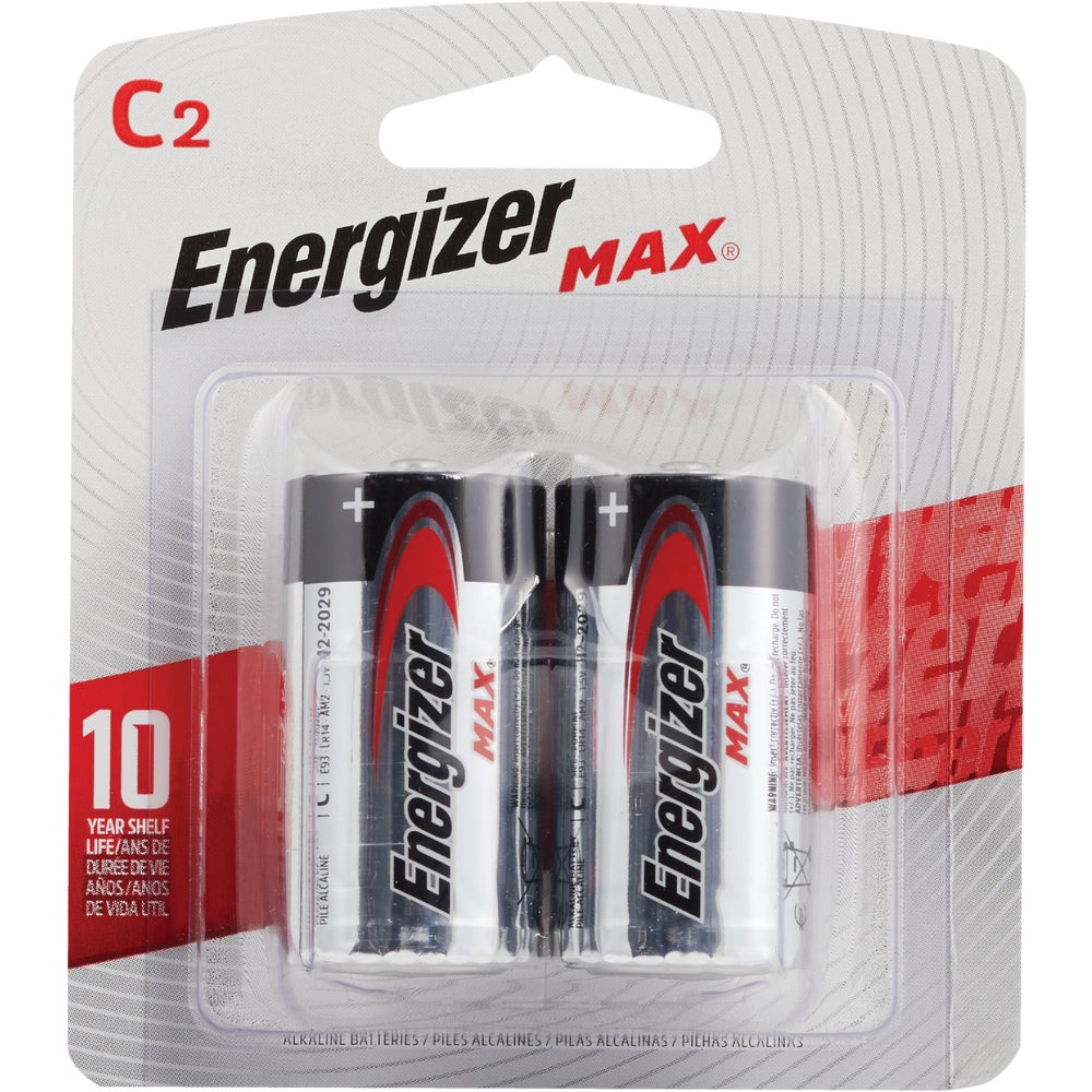 Energizer Max C Alkaline Battery (2Pack) Family Hardware